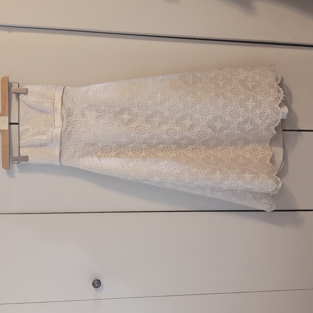 David's Bridal Ivory Gown Size 4